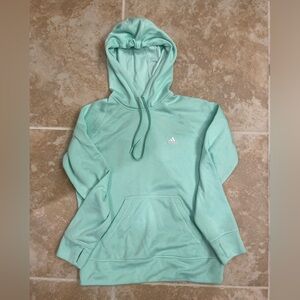 adidas Mint Green Ultimate Hoodie - Lightweight Pullover